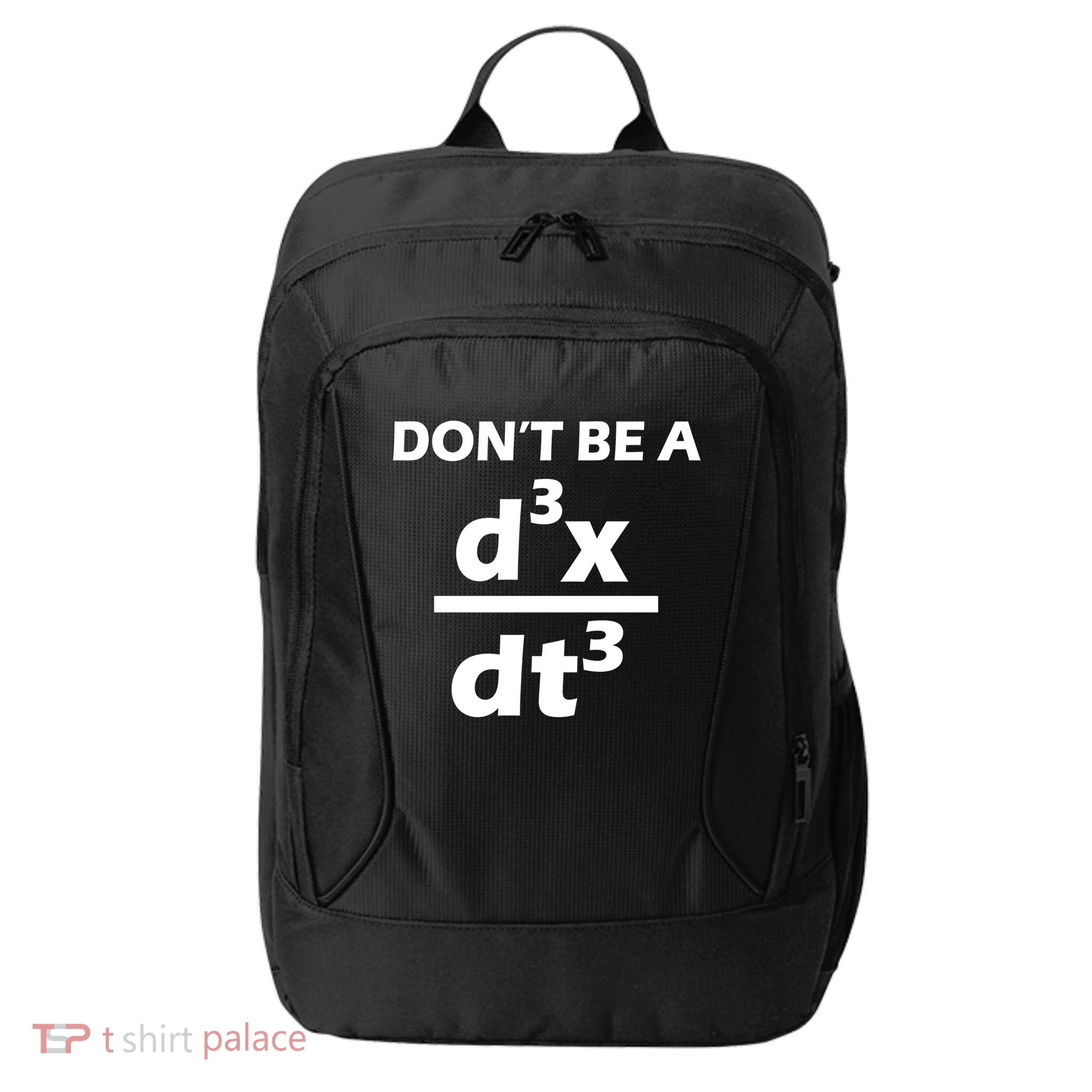 Don't Be A Jerk Mathematics Equation City Backpack