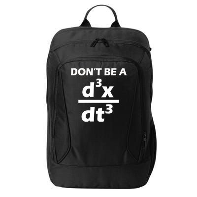 Don't Be A Jerk Mathematics Equation City Backpack