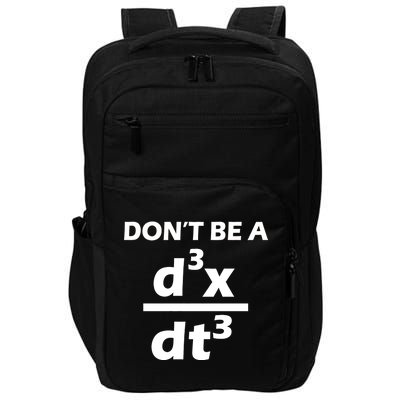 Don't Be A Jerk Mathematics Equation Impact Tech Backpack