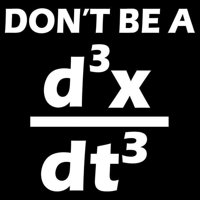 Don't Be A Jerk Mathematics Equation Drawstring Bag