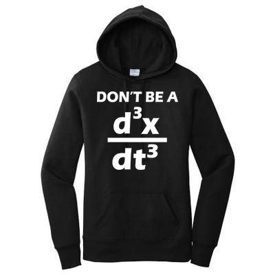 Don't Be A Jerk Mathematics Equation Women's Pullover Hoodie