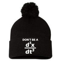 Don't Be A Jerk Mathematics Equation Pom Pom 12in Knit Beanie