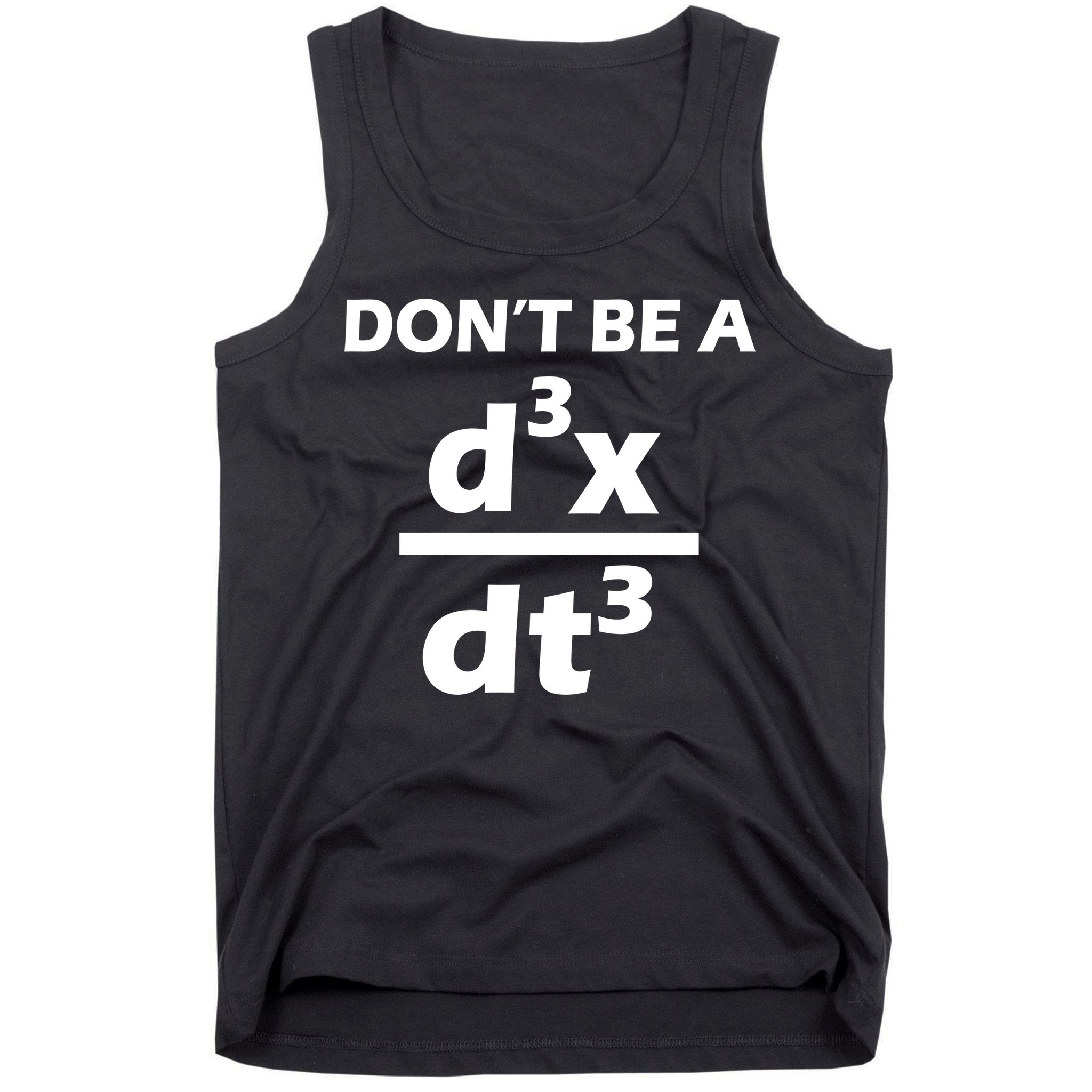 Don't Be A Jerk Mathematics Equation Tank Top