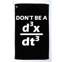Don't Be A Jerk Mathematics Equation Golf Towel