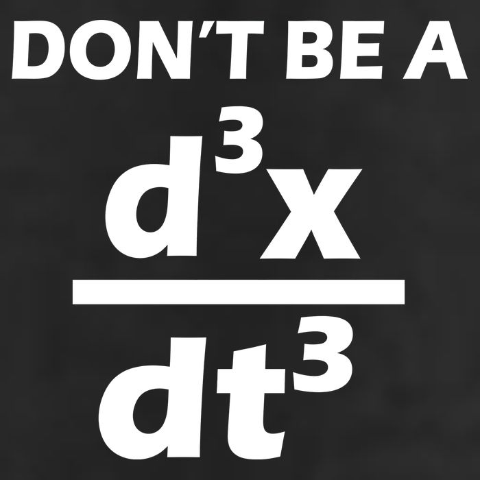 Don't Be A Jerk Mathematics Equation Golf Towel