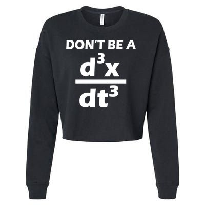 Don't Be A Jerk Mathematics Equation Cropped Pullover Crew
