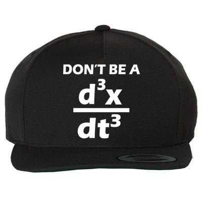 Don't Be A Jerk Mathematics Equation Wool Snapback Cap