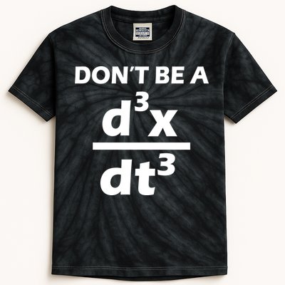 Don't Be A Jerk Mathematics Equation Kids Tie-Dye T-Shirt