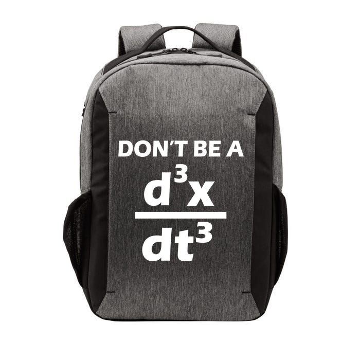 Don't Be A Jerk Mathematics Equation Vector Backpack