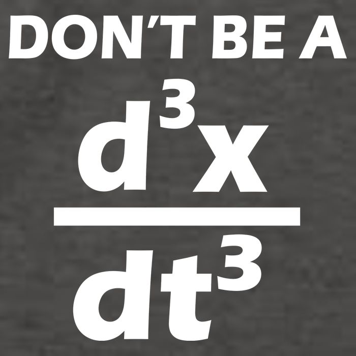 Don't Be A Jerk Mathematics Equation Vector Backpack