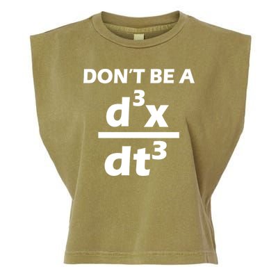 Don't Be A Jerk Mathematics Equation Garment-Dyed Women's Muscle Tee