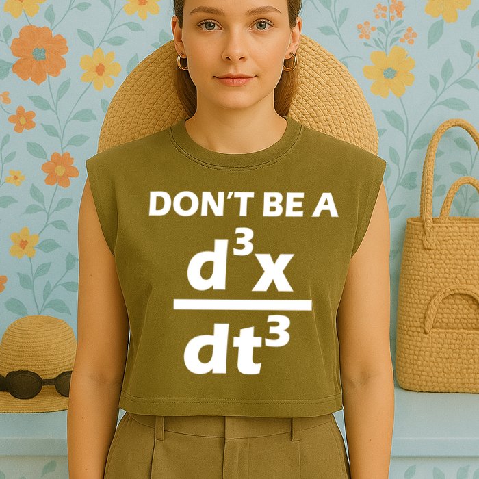 Don't Be A Jerk Mathematics Equation Garment-Dyed Women's Muscle Tee