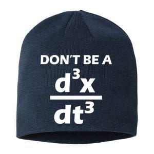 Don't Be A Jerk Mathematics Equation Sustainable Beanie