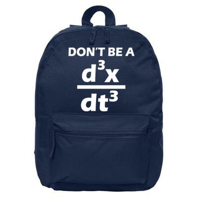 Don't Be A Jerk Mathematics Equation 16 in Basic Backpack