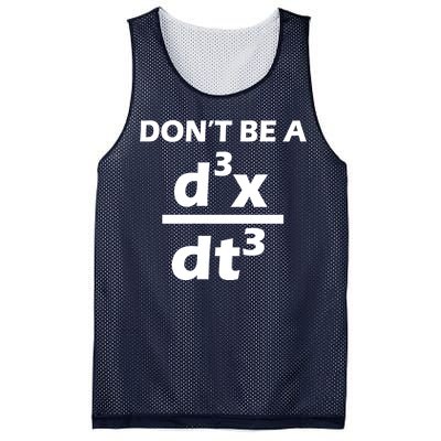 Don't Be A Jerk Mathematics Equation Mesh Reversible Basketball Jersey Tank