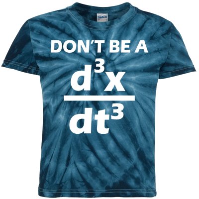 Don't Be A Jerk Mathematics Equation Kids Tie-Dye T-Shirt