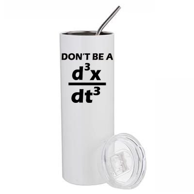 Don't Be A Jerk Mathematics Equation Stainless Steel Tumbler