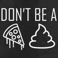 Don't Be A Pizza Of Shit Garment-Dyed Fleece Hoodie