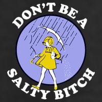 Don't Be A Salty Bitch 7 Panel Mesh Trucker Snapback Hat