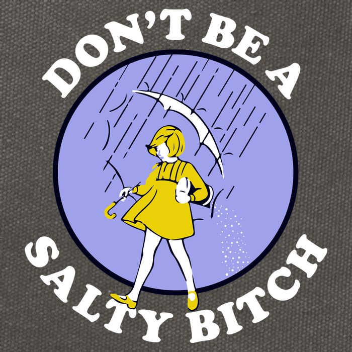 Don't Be A Salty Bitch Cotton Canvas Backpack