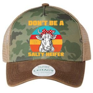 Don't Be A Salty Heifer Legacy Tie Dye Trucker Hat