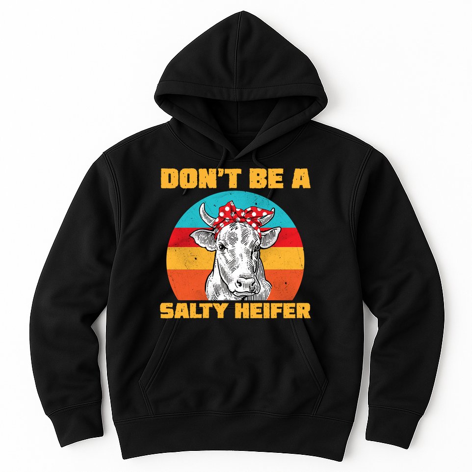 Don't Be A Salty Heifer Hoodie