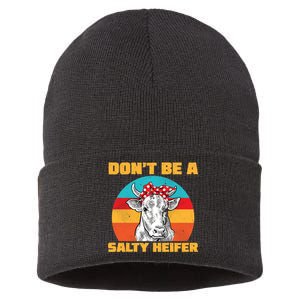 Don't Be A Salty Heifer Sustainable Knit Beanie