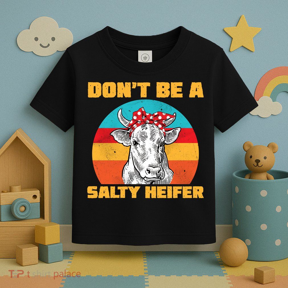 Don't Be A Salty Heifer Toddler T-Shirt