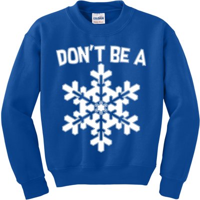 Don't Be A Snowflake Kids Sweatshirt
