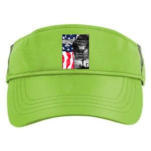 Don't Be Afraid Just Have Faith Mark 5:36 Jesus American Flag Adult Drive Performance Visor