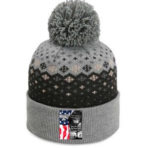 Don't Be Afraid Just Have Faith Mark 5:36 Jesus American Flag The Baniff Cuffed Pom Beanie