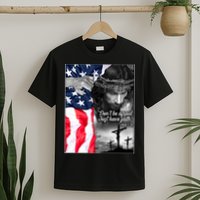 Don't Be Afraid Just Have Faith Mark 5:36 Jesus American Flag T-Shirt