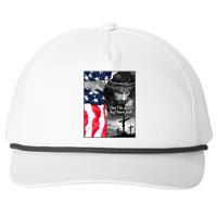 Don't Be Afraid Just Have Faith Mark 5:36 Jesus American Flag Snapback Five-Panel Rope Hat