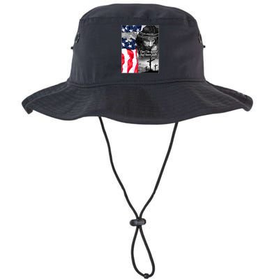 Don't Be Afraid Just Have Faith Mark 5:36 Jesus American Flag Bucket Hat