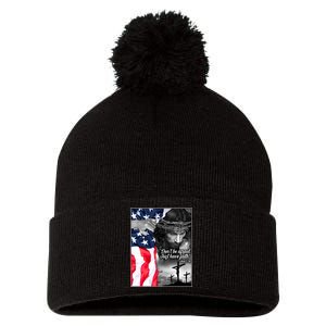 Don't Be Afraid Just Have Faith Mark 5:36 Jesus American Flag Pom Pom 12in Knit Beanie