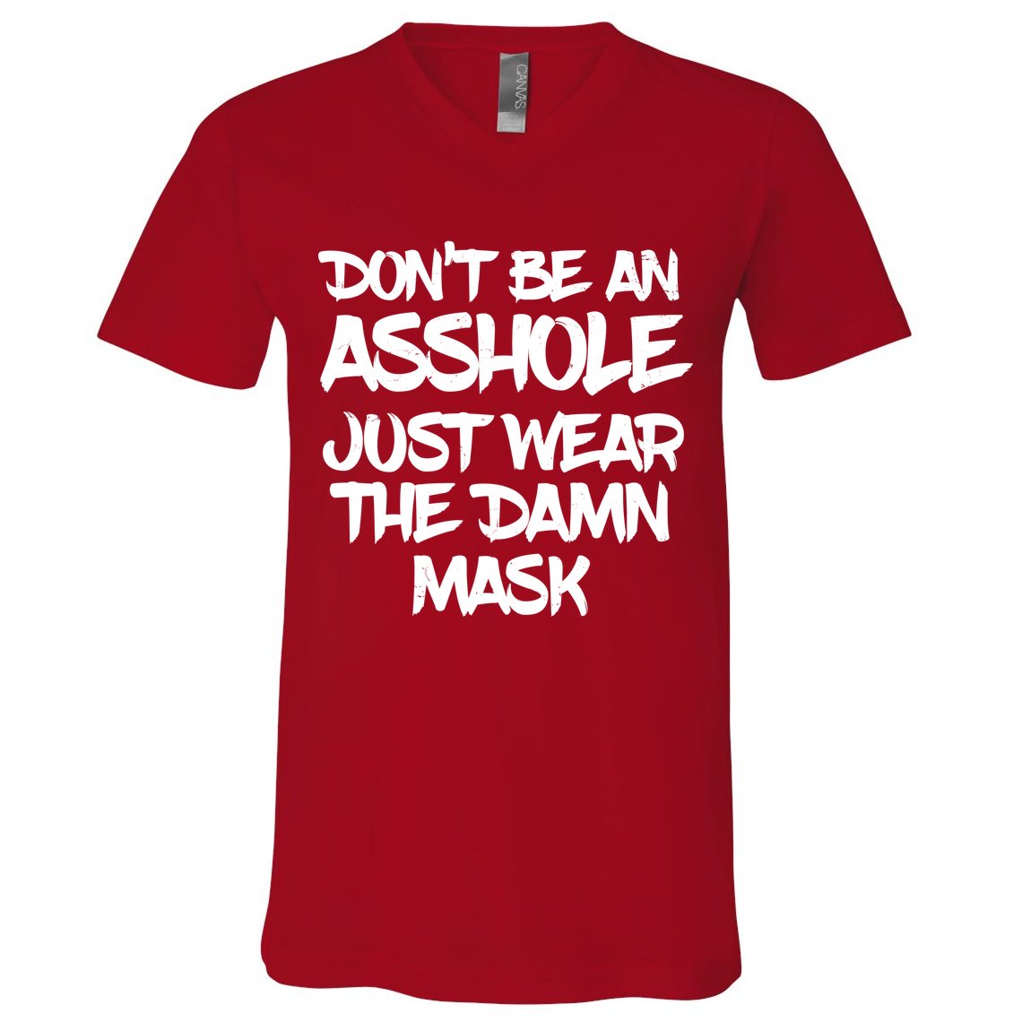 Don't Be An Asshole Just Wear The Damn Mask V-Neck T-Shirt