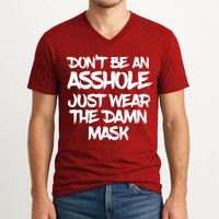 Don't Be An Asshole Just Wear The Damn Mask V-Neck T-Shirt