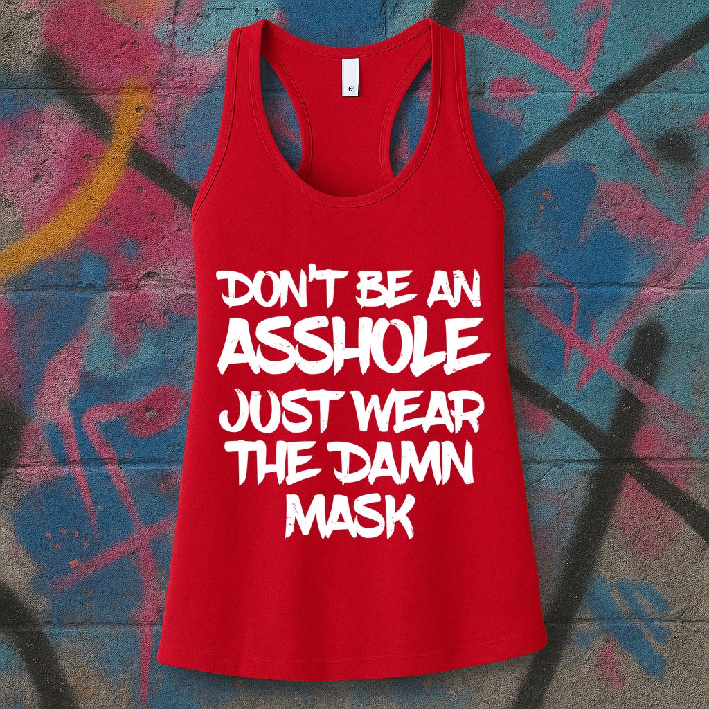Don't Be An Asshole Just Wear The Damn Mask Womens Tank Top