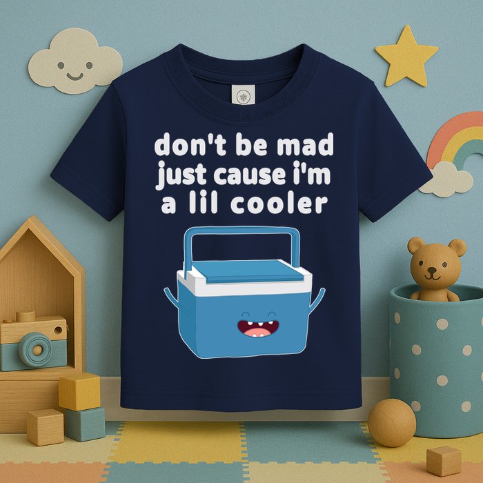 Don't Be Mad Just Cause I'm A Lil Cooler Funny Toddler T-Shirt