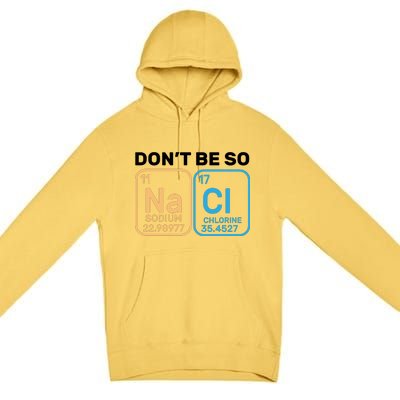 Don't Be So Salty Funny Chemistry Premium Pullover Hoodie