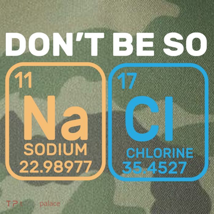 Don't Be So Salty Funny Chemistry Legacy Tie Dye Trucker Hat