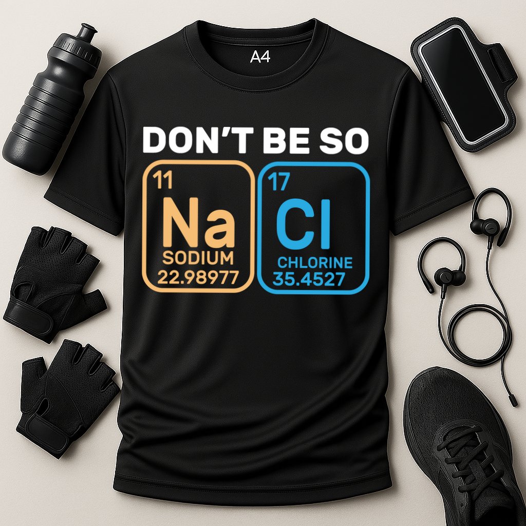 Don't Be So Salty Funny Chemistry Performance Shirt