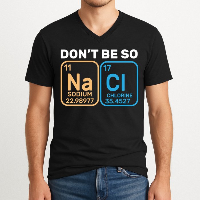 Don't Be So Salty Funny Chemistry V-Neck T-Shirt