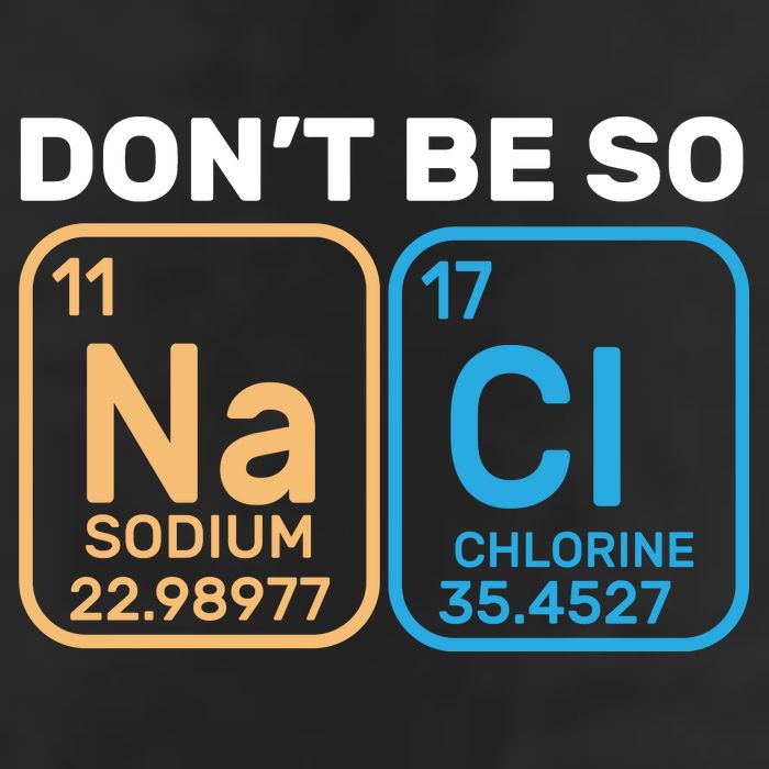 Don't Be So Salty Funny Chemistry Adult Drive Performance Visor