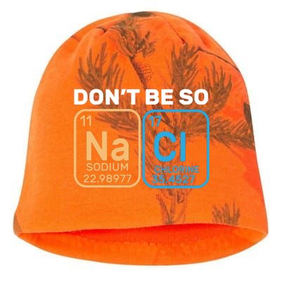 Don't Be So Salty Funny Chemistry Kati - Camo Knit Beanie