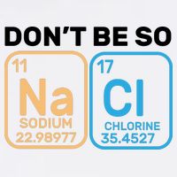 Don't Be So Salty Funny Chemistry Garment-Dyed Sweatshirt
