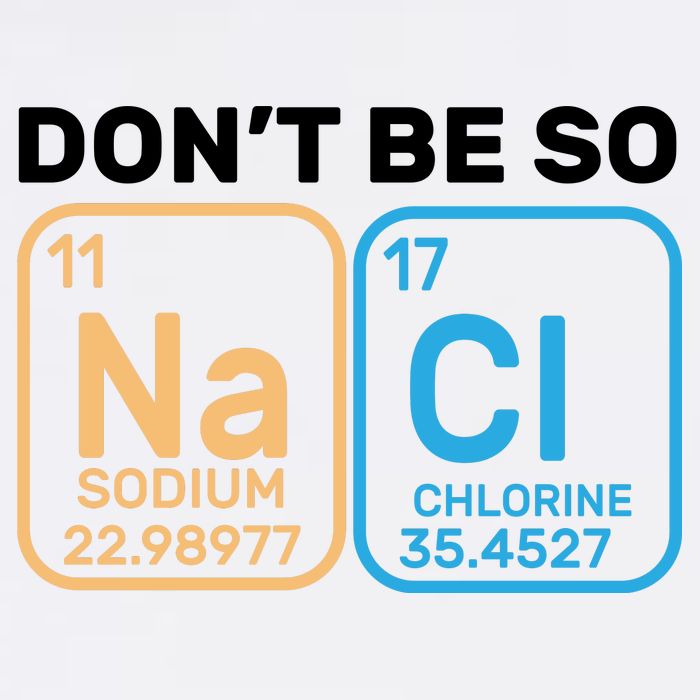 Don't Be So Salty Funny Chemistry Garment-Dyed Sweatshirt