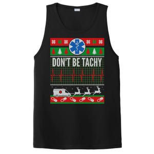 Don't Be Tachy EMT Ugly Christmas PosiCharge Competitor Tank