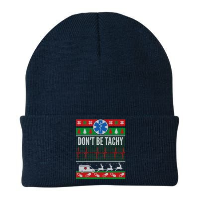 Don't Be Tachy EMT Ugly Christmas Knit Cap Winter Beanie