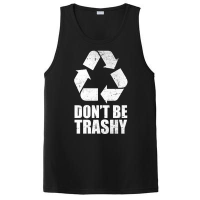 Don't Be Trashy Recycle Earth Day  PosiCharge Competitor Tank